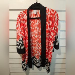 Chico's Travelers Ikat Kimono